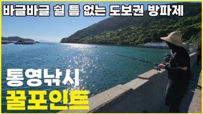 통영 척포방파제 도보권 바다낚시 포인트 가볼만한곳 추천